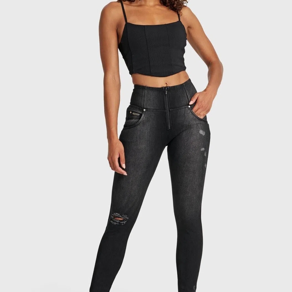 WR.Up Snug Distressed Freddy Jeans - Size L UK 12